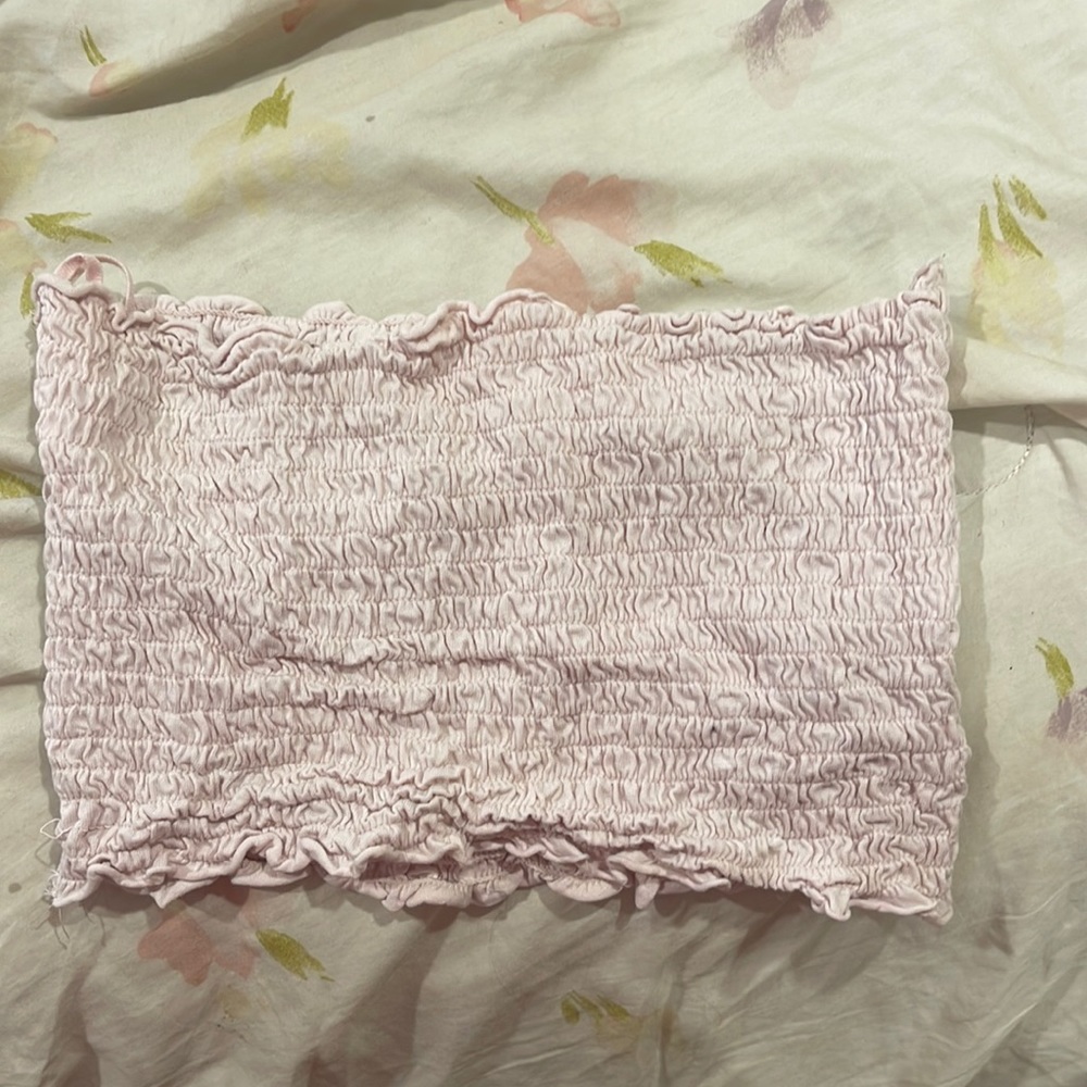 Garage Tube Top Baby Pink